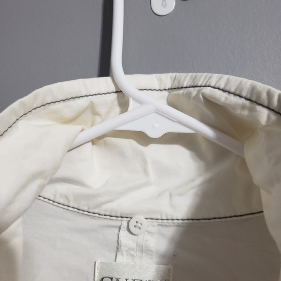 Guess jeans pop collar white jacket size XS - Picture 11 of 12